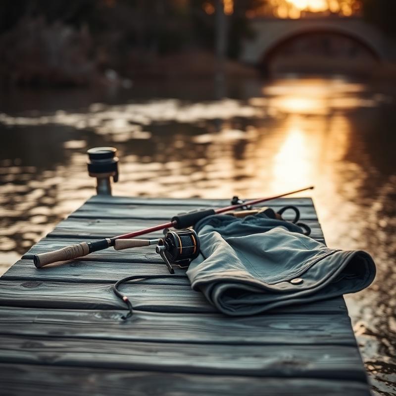 Fishing gear on Trail Closet